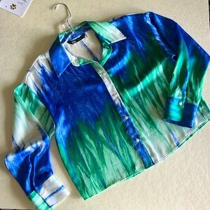Zara silk blouse